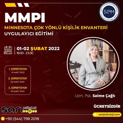 MMPI Eğitimi - Minnesota Çok Yönlü Kişilik Envanteri Uygulayıcı Eğitim Programı
